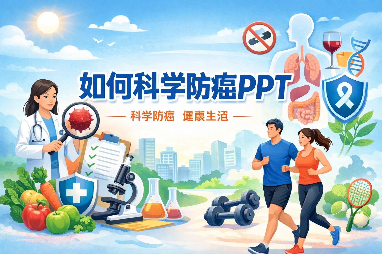 如何科学防癌ppt