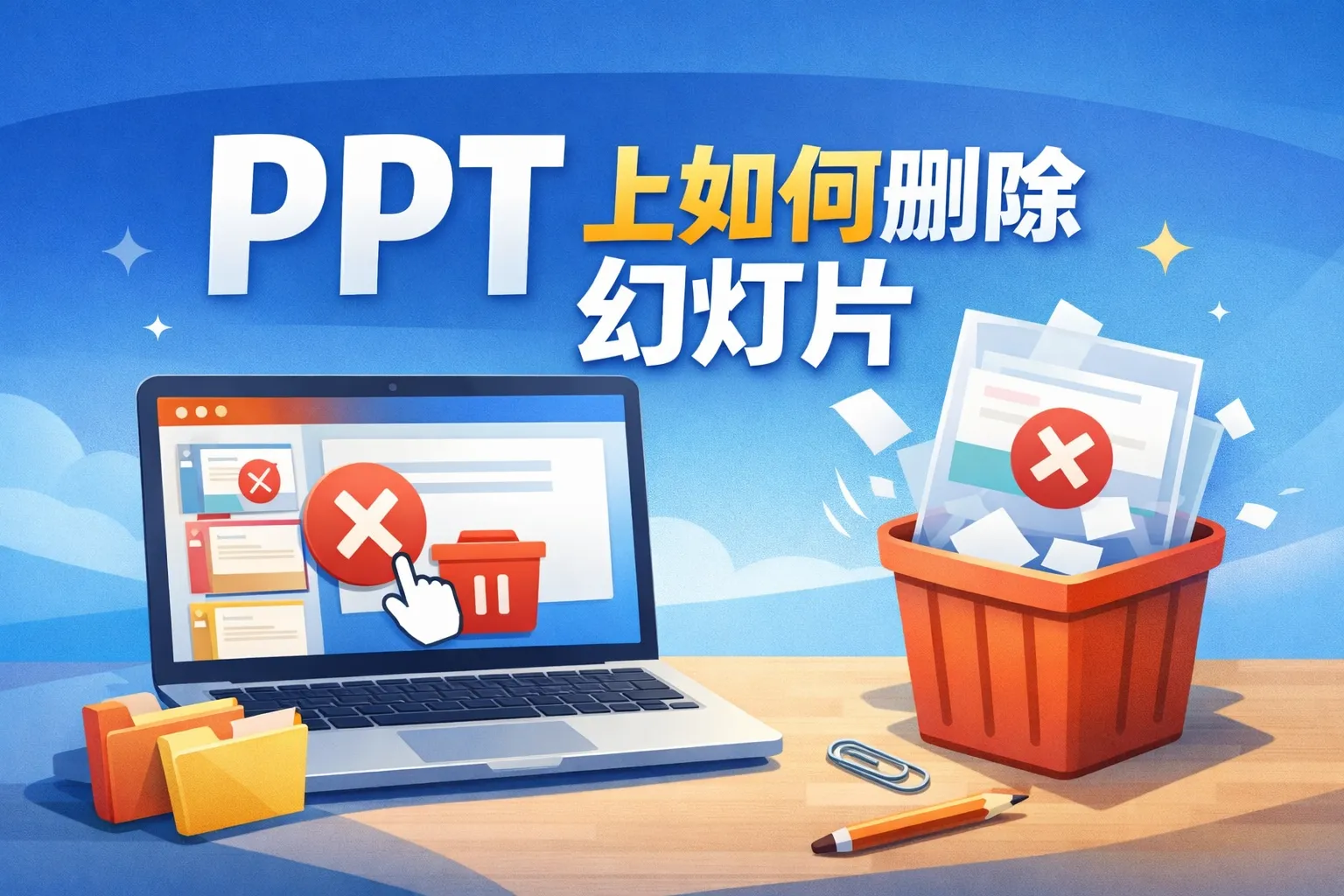 ppt上如何删除幻灯片