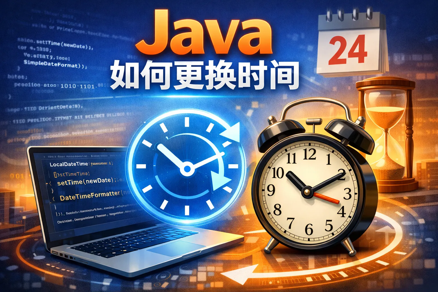 java如何更换时间