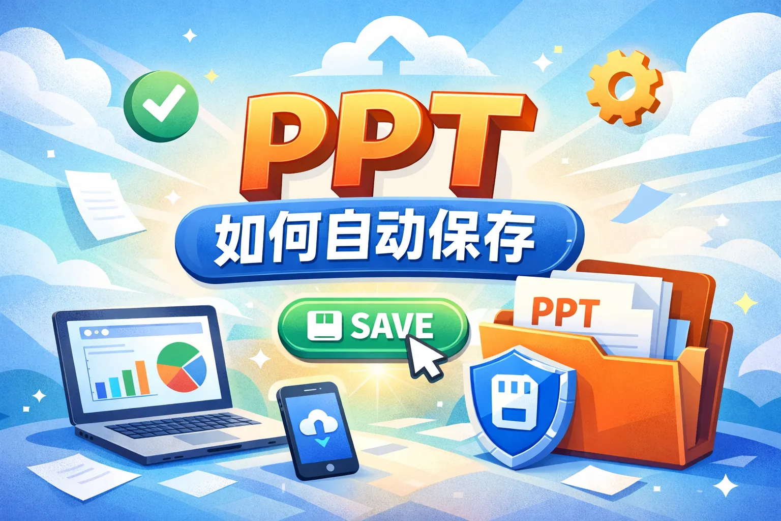 ppt 如何自动保存