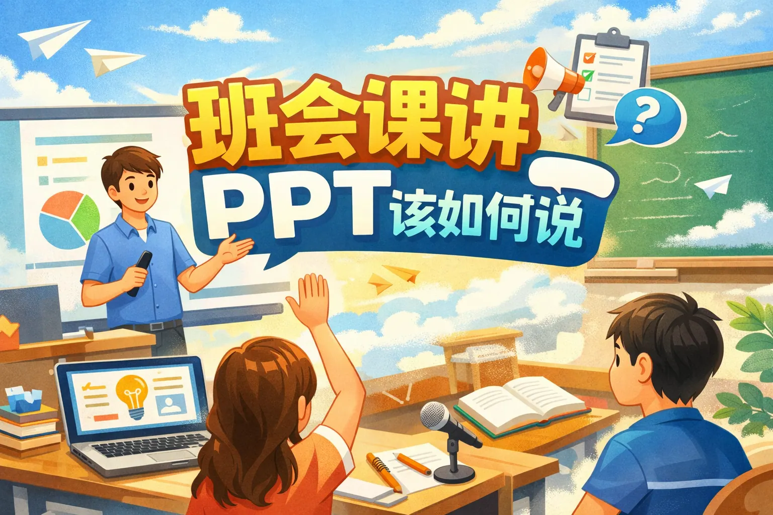 班会课讲ppt该如何说