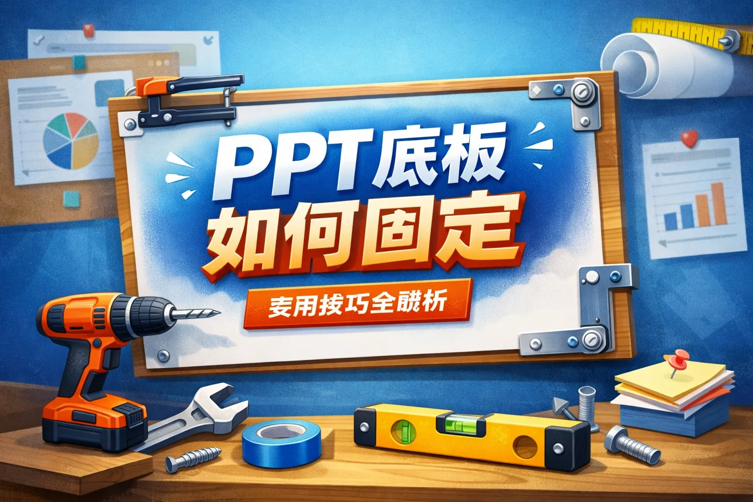 ppt底板如何固定