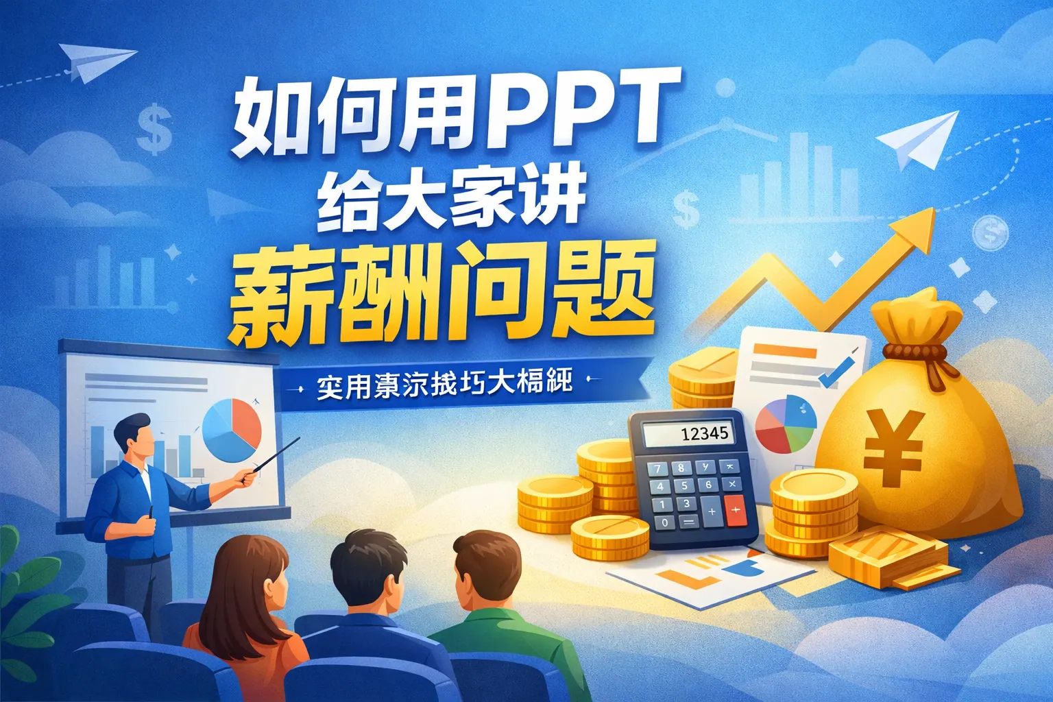 如何用ppt给大家讲薪酬问题