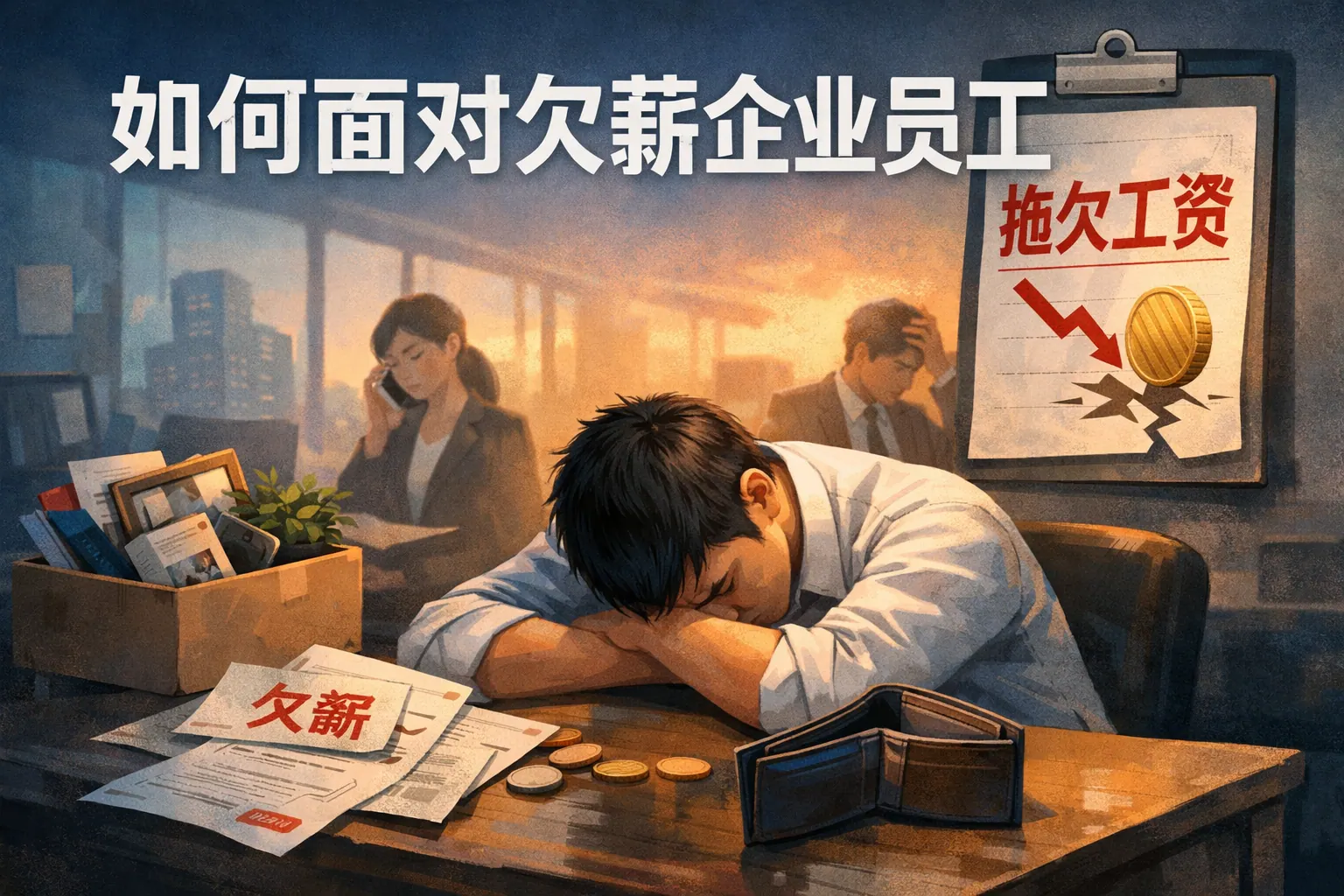 如何面对欠薪企业员工