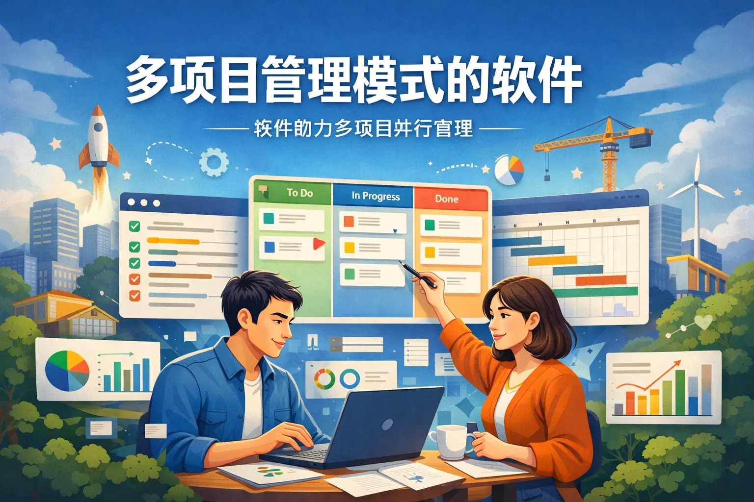 多项目管理模式的软件是