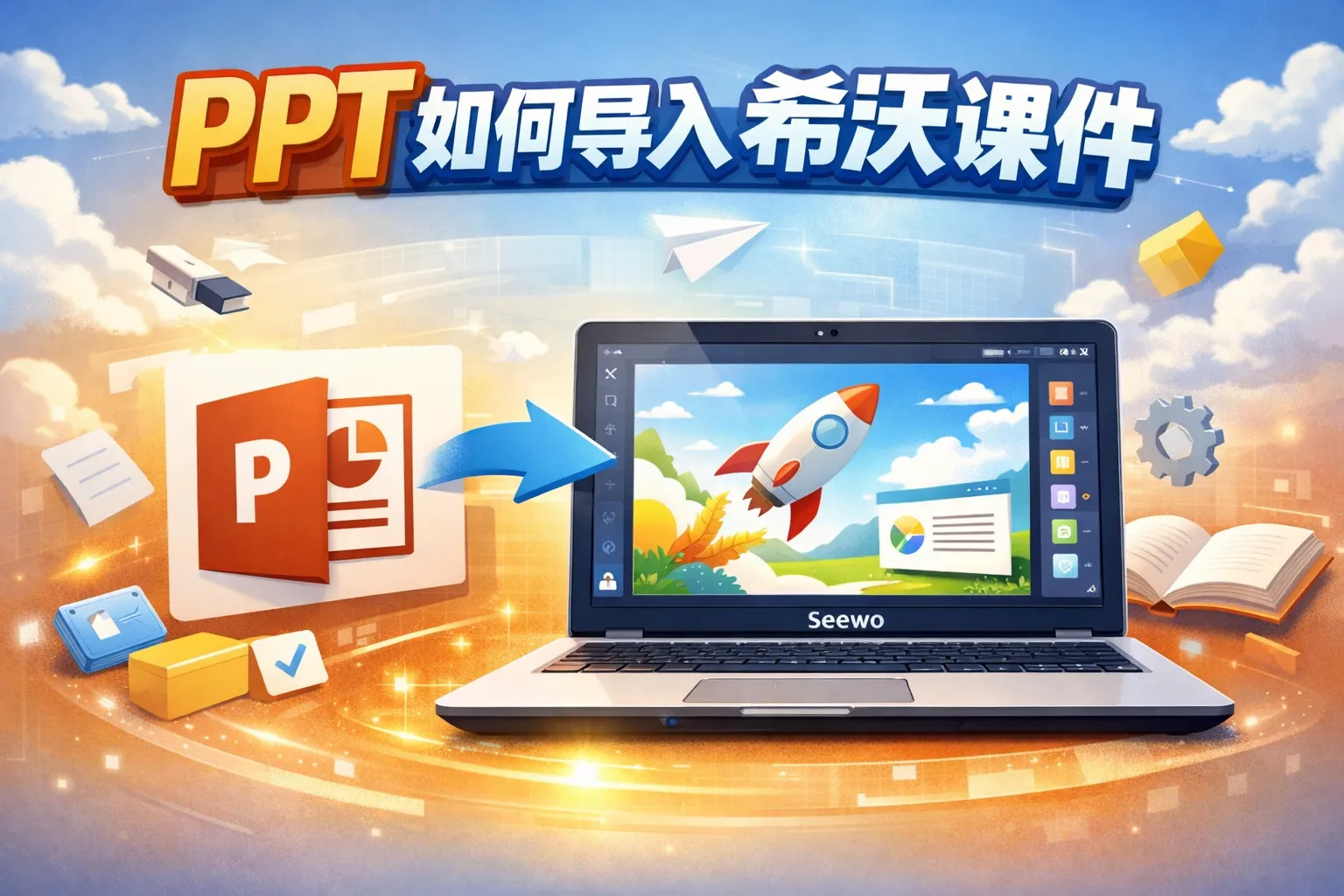 ppt如何导入希沃课件