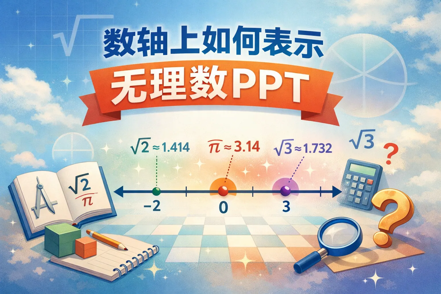 数轴上如何表示无理数ppt