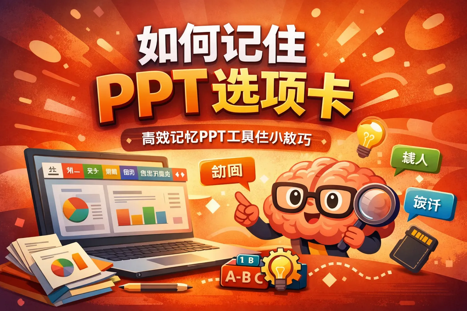 如何记住ppt选项卡