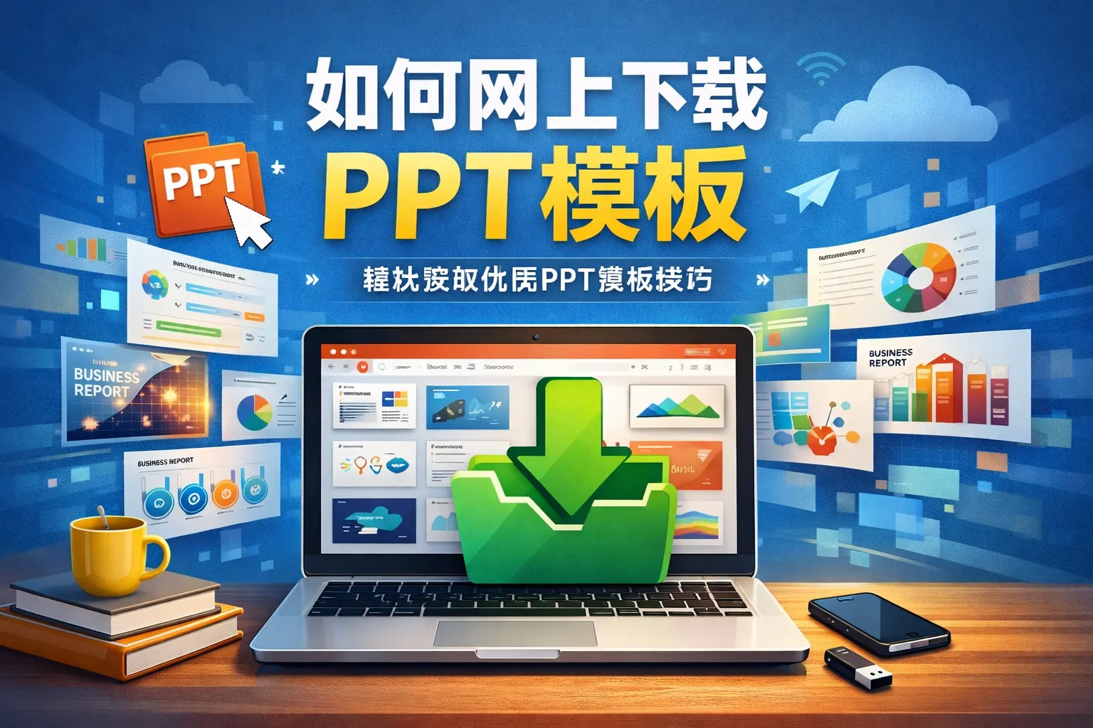 如何网上下载ppt模板