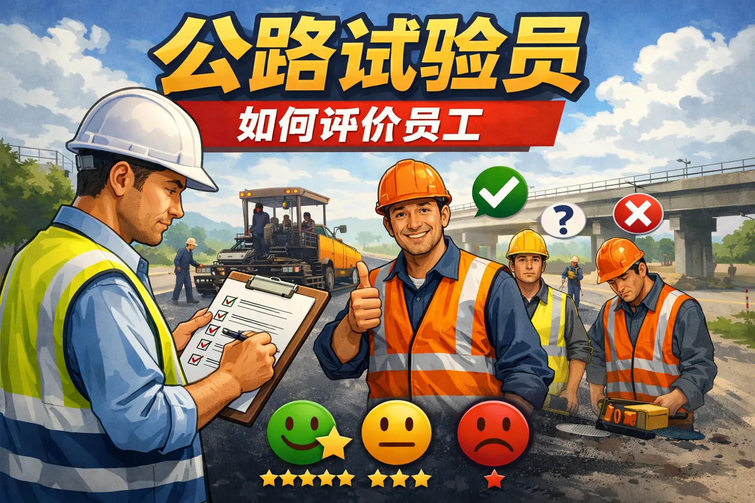 公路试验员如何评价员工