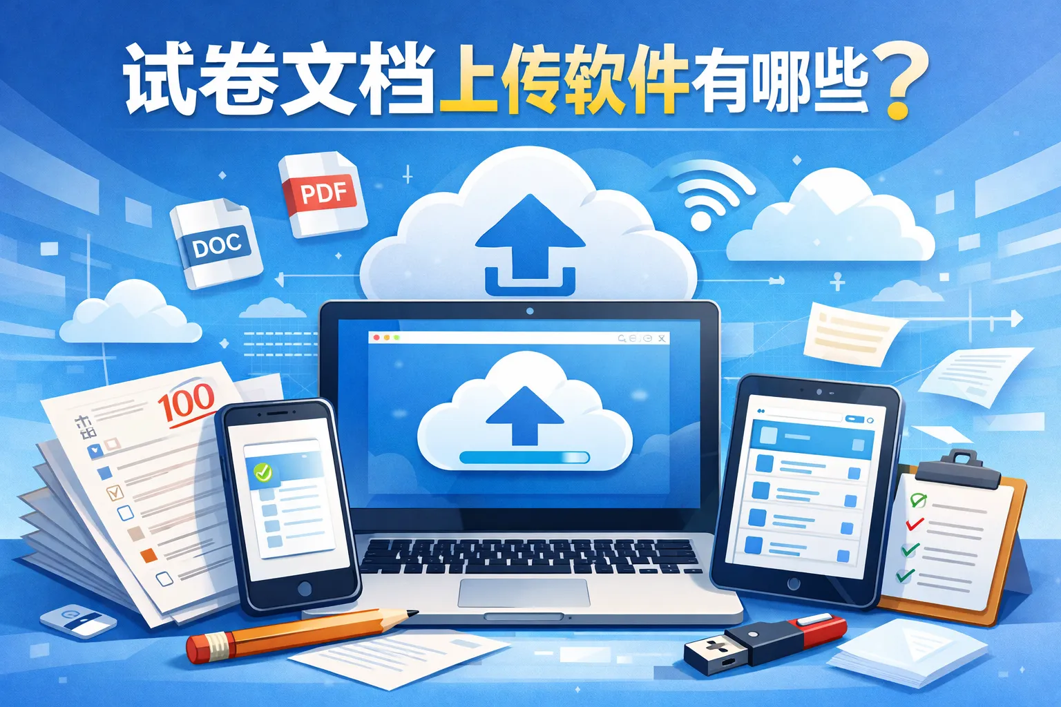 试卷文档上传软件有哪些