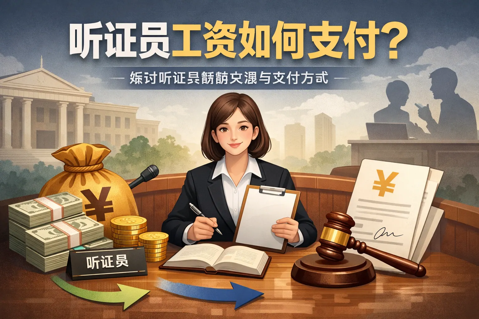 听证员工资如何支付
