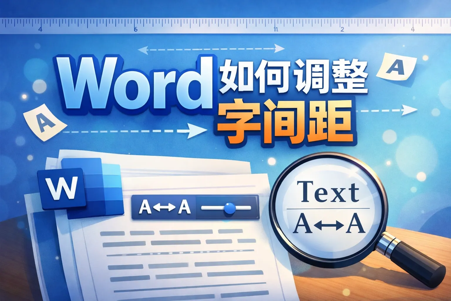 word如何调整字间距