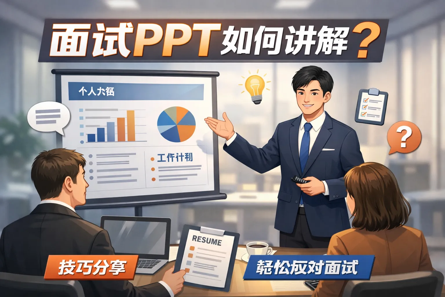 面试ppt如何讲解