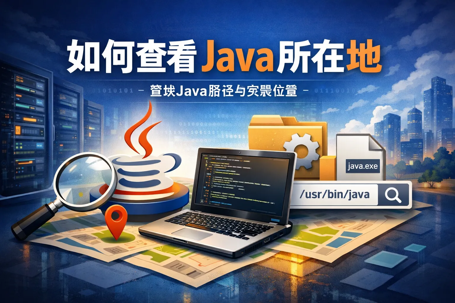 如何查看java所在地