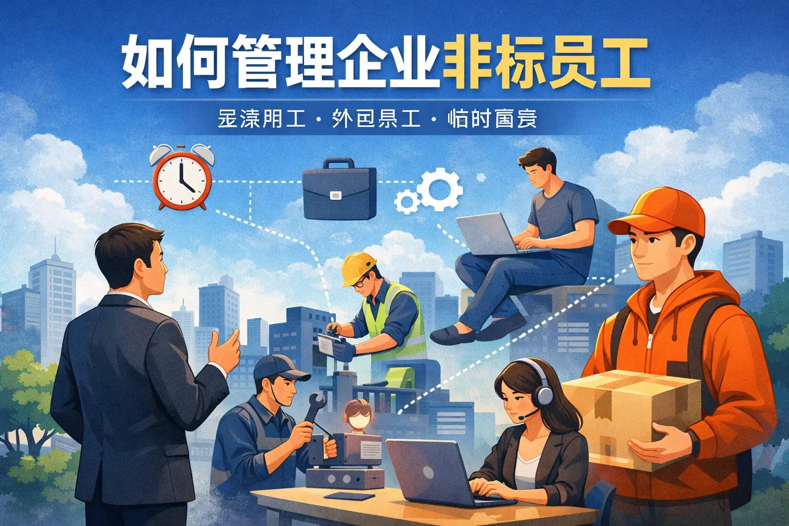 如何管理企业非标员工
