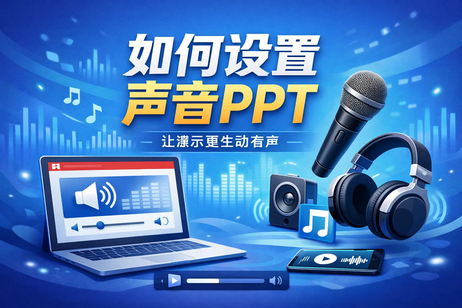 如何设置声音ppt