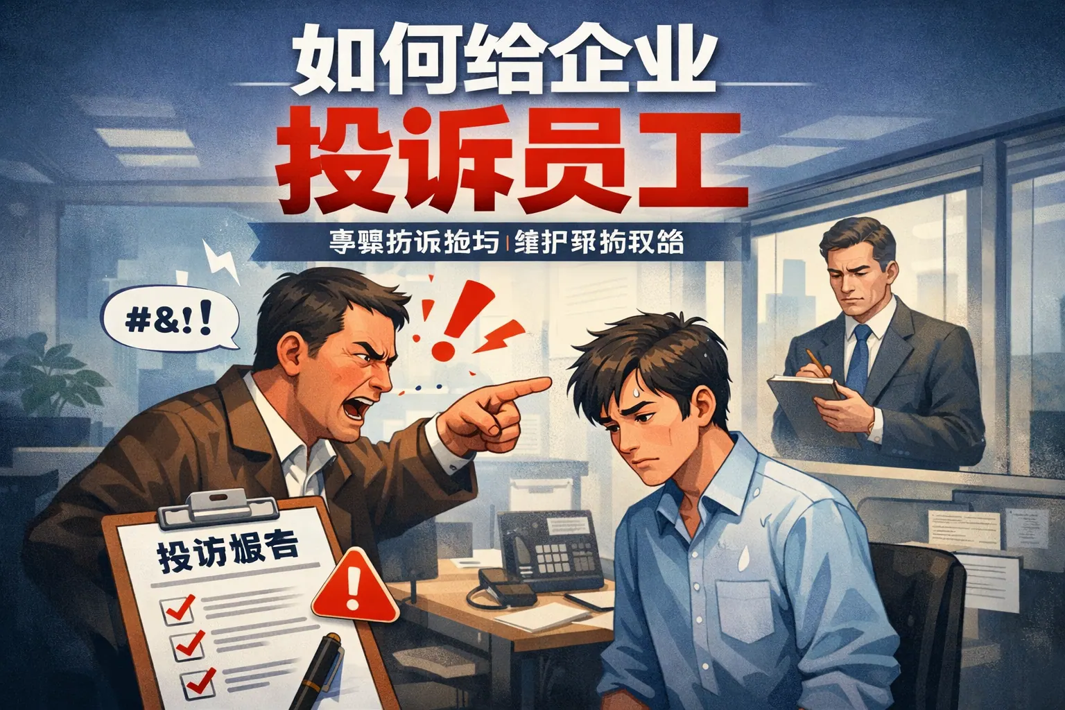 如何给企业投诉员工