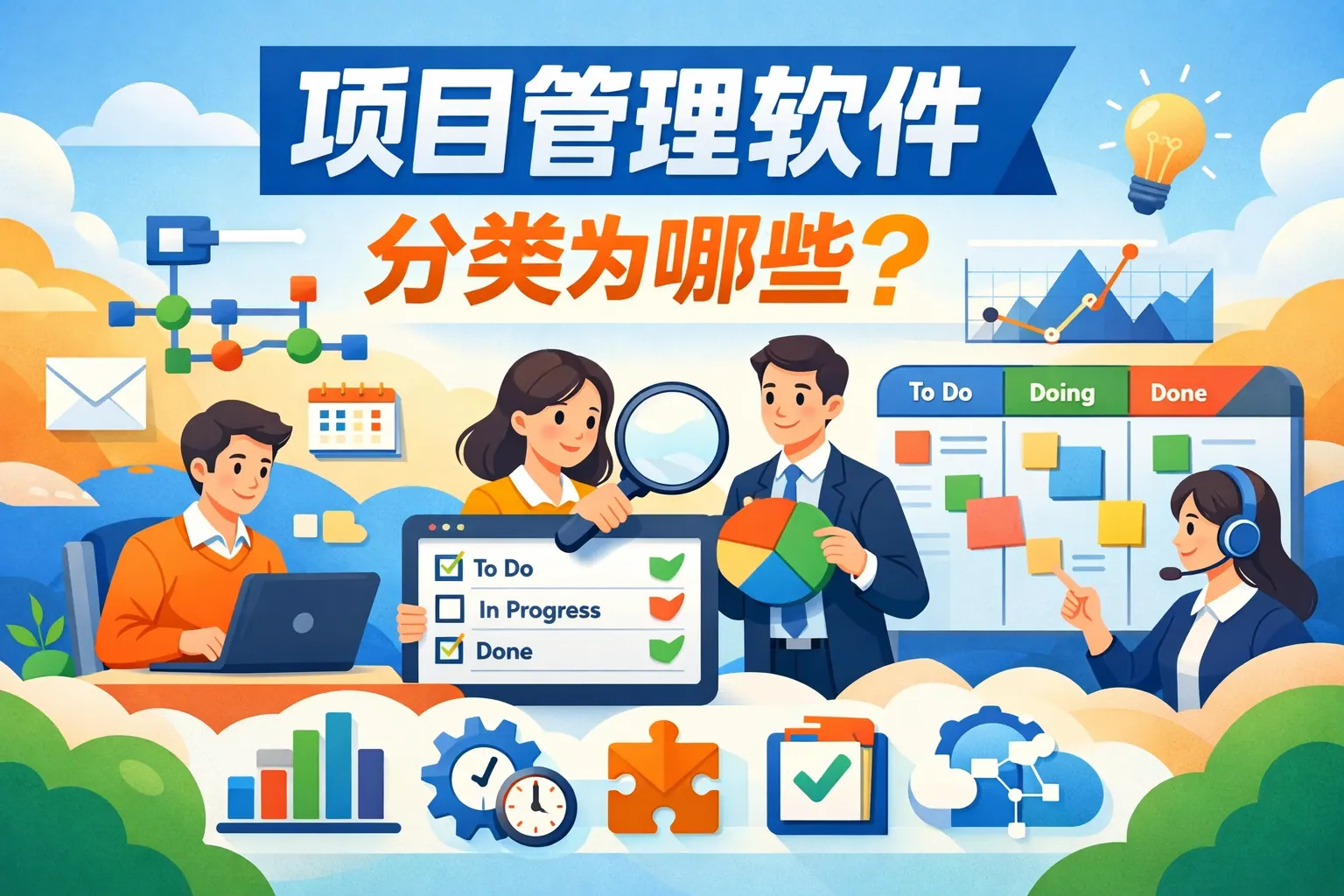 项目管理软件分类为哪些