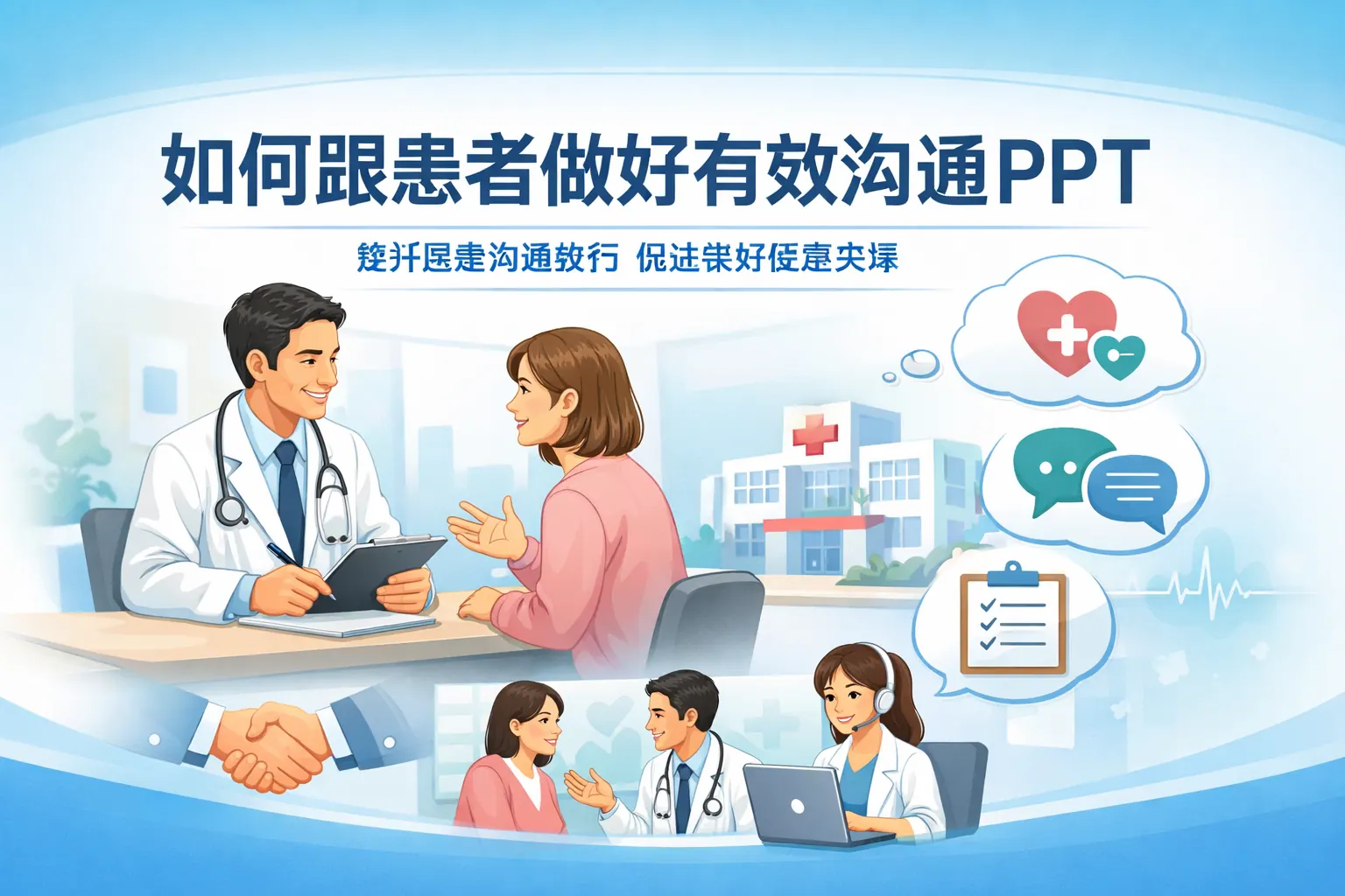 如何跟患者做好有效沟通PPT