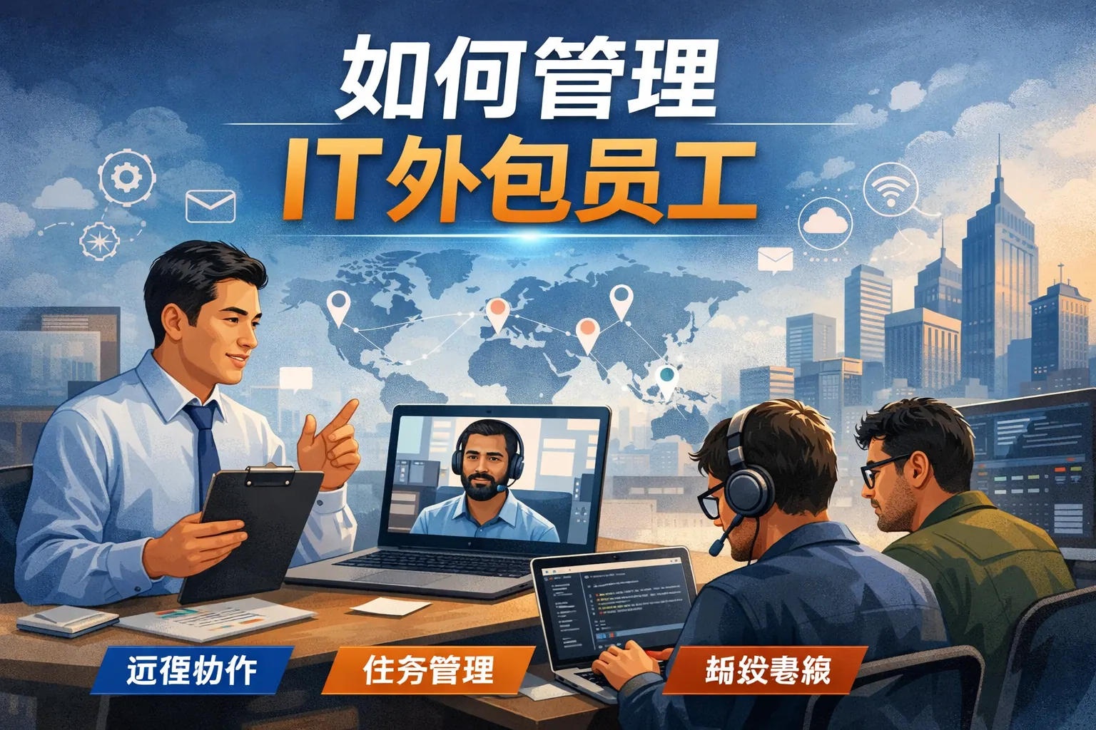 如何管理it外包员工