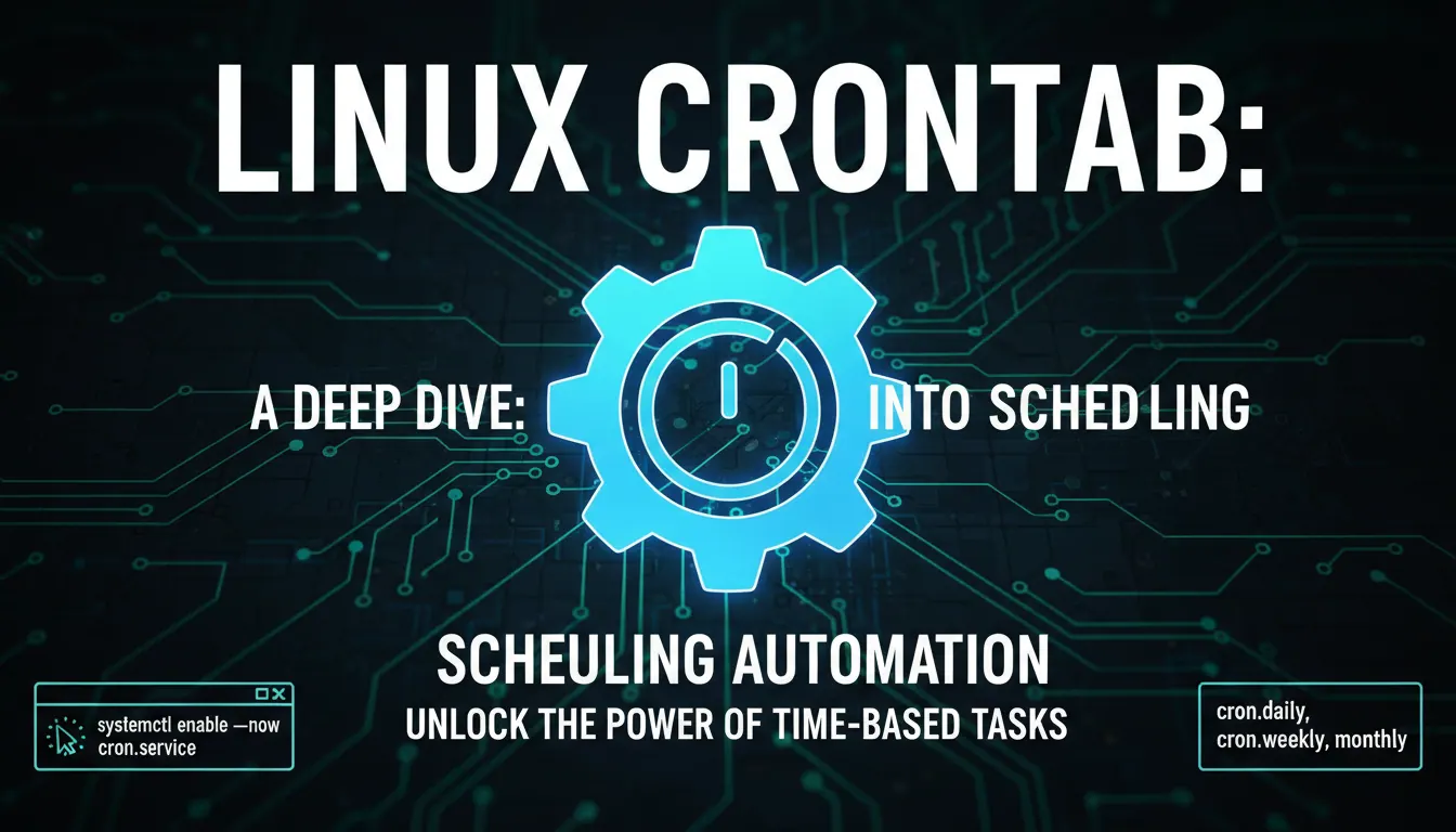 linux 如何启动cront