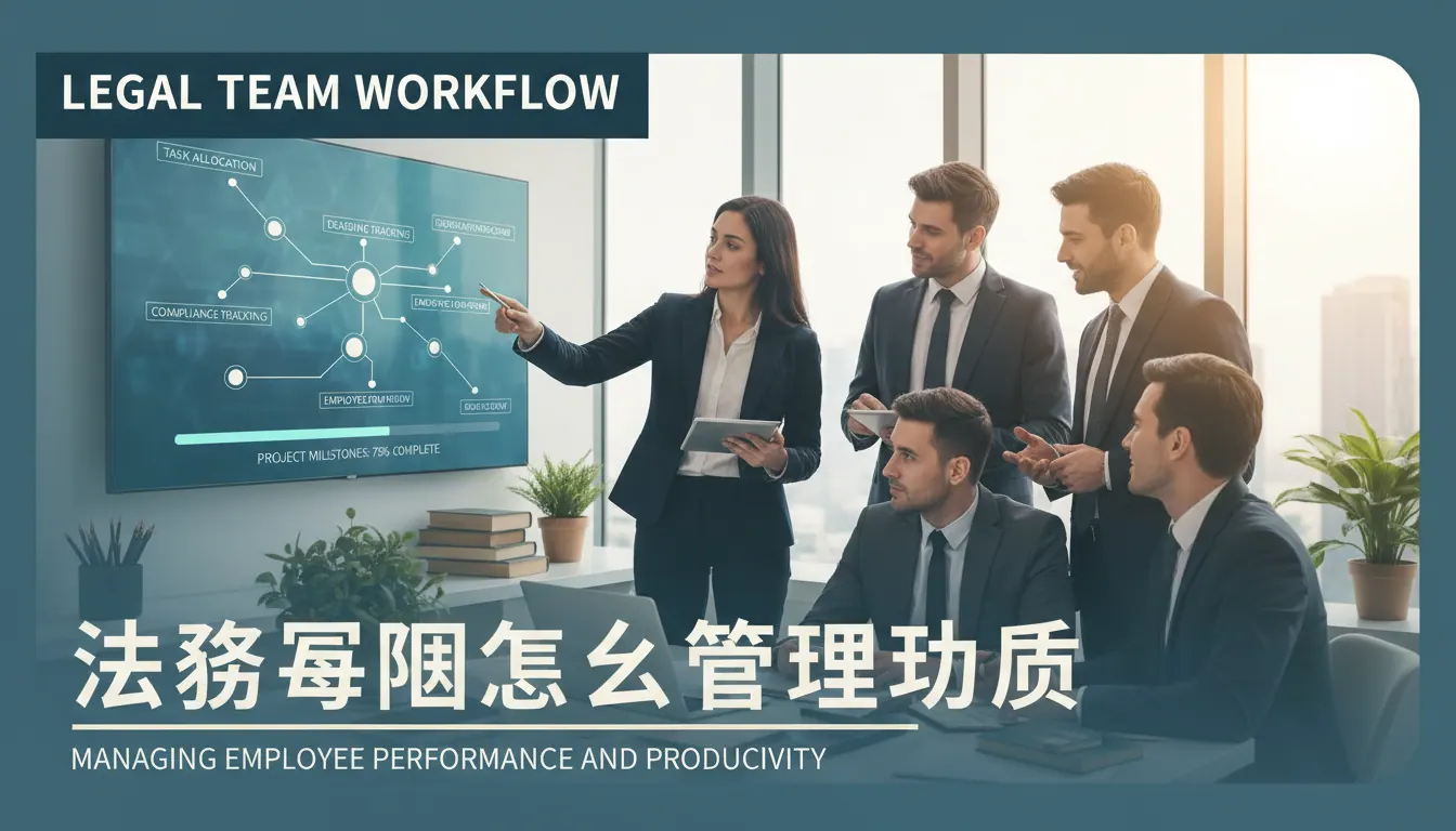法务团队怎么管理员工