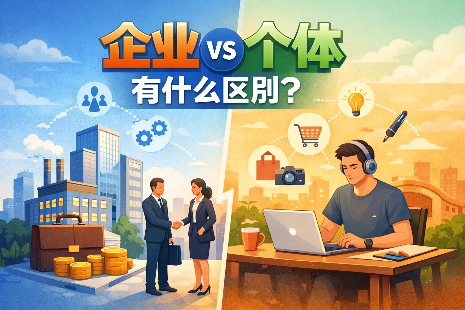 企业个个体有什么区别