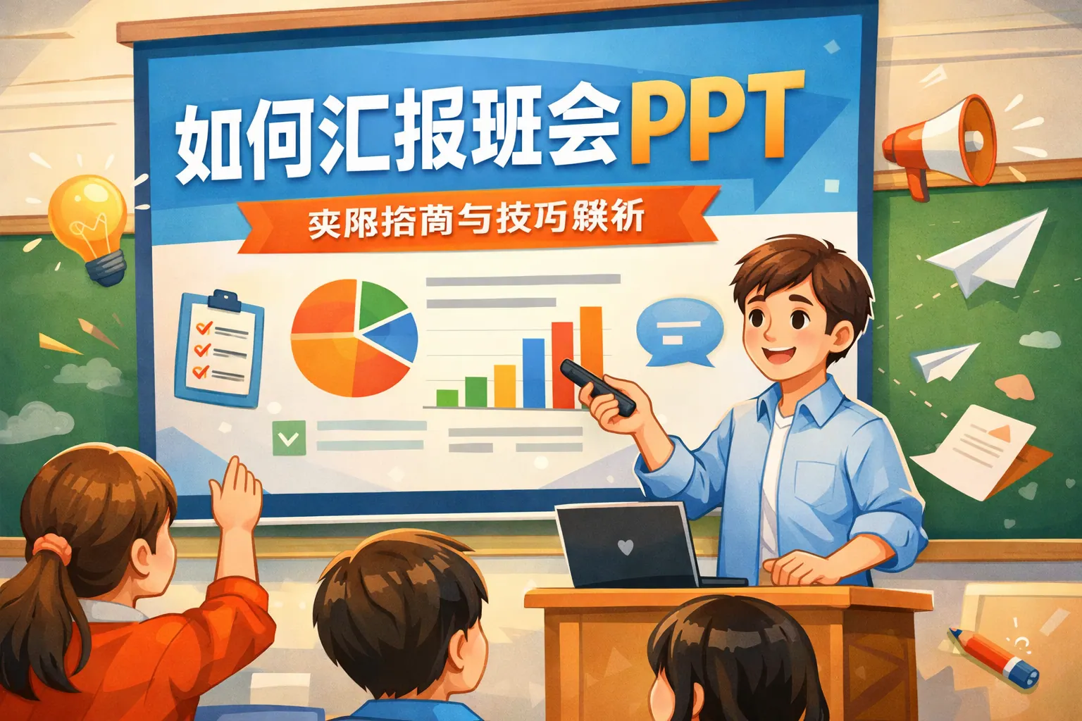 如何汇报班会ppt