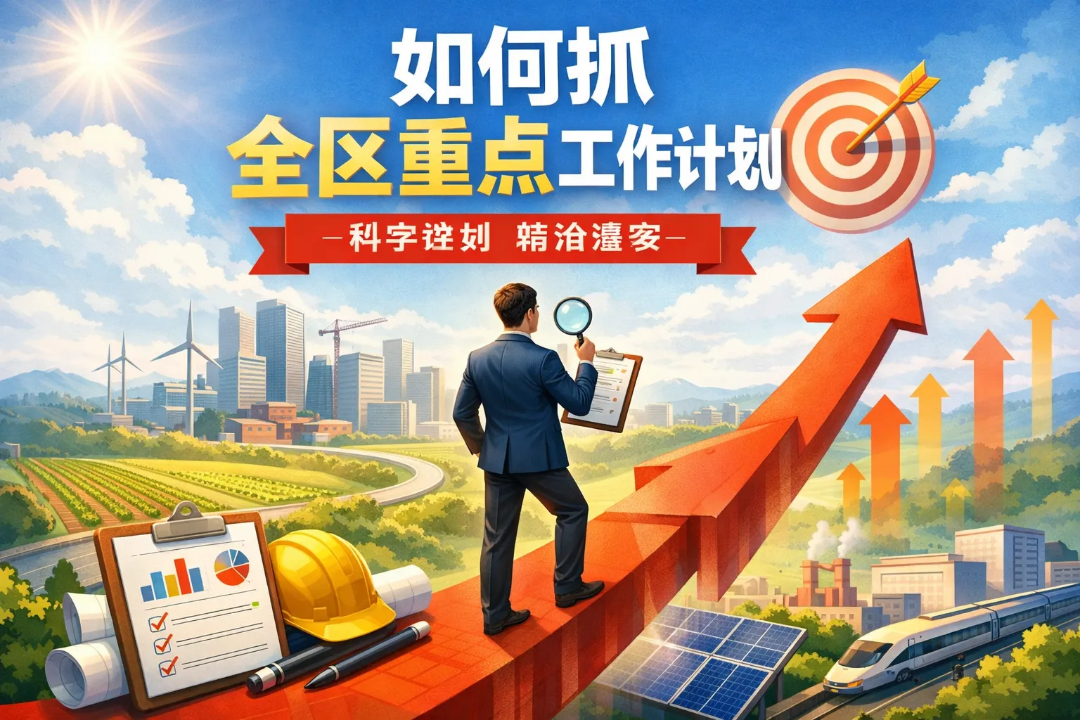 如何抓全区重点工作计划