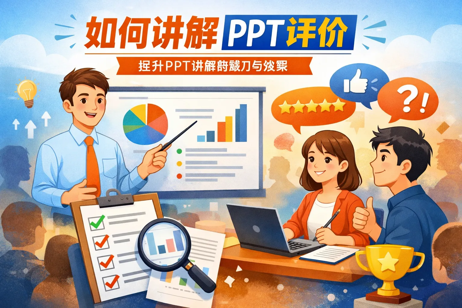 如何讲解ppt评价