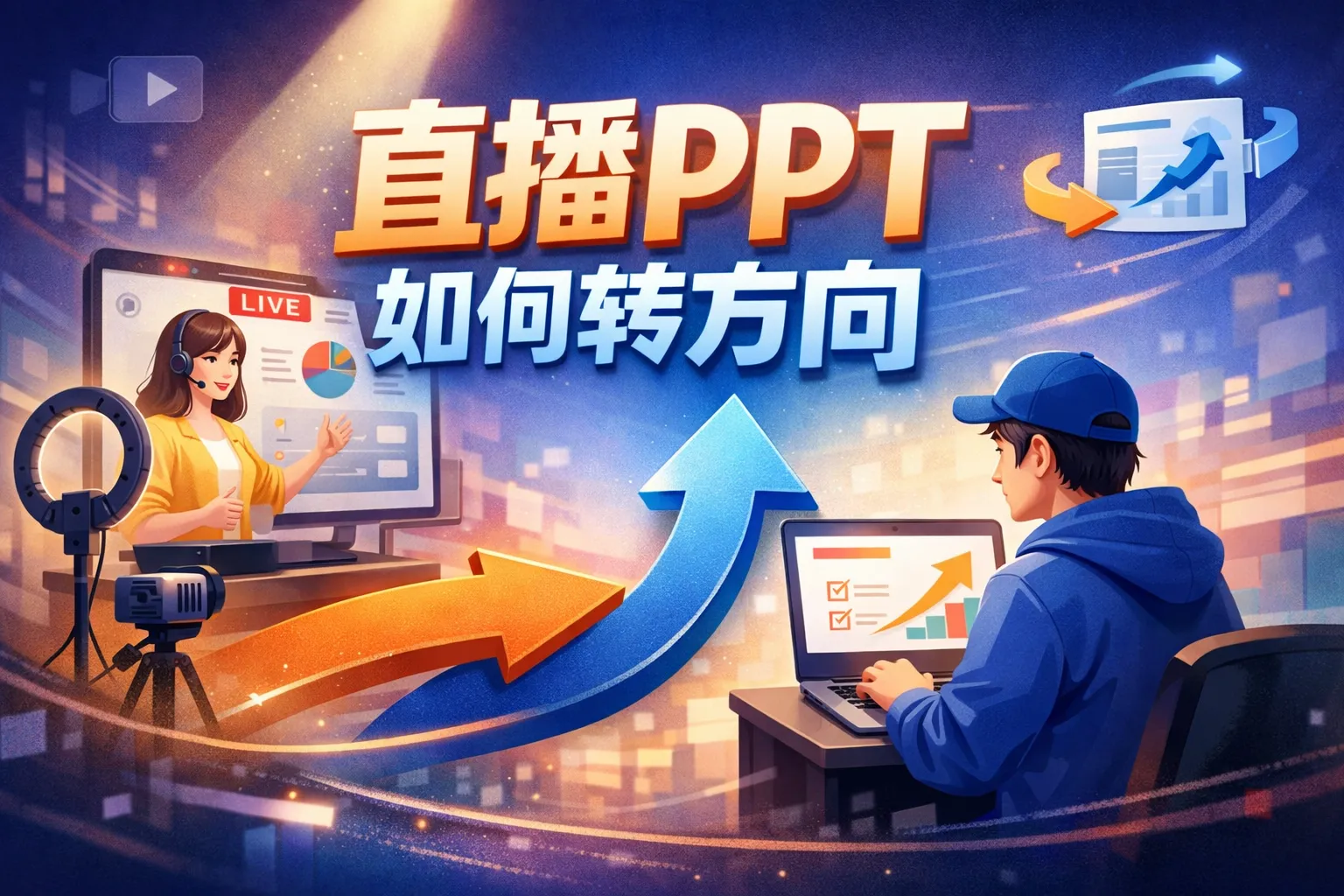 直播ppt如何转方向