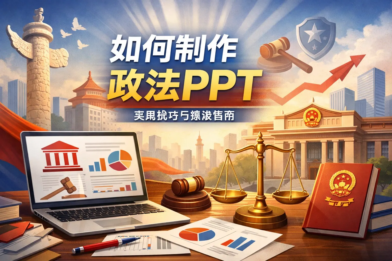 如何制作政法ppt