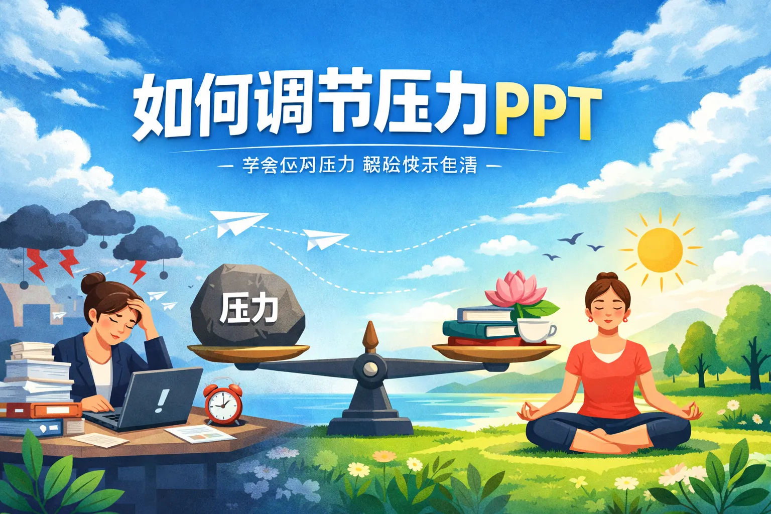 如何调节压力ppt