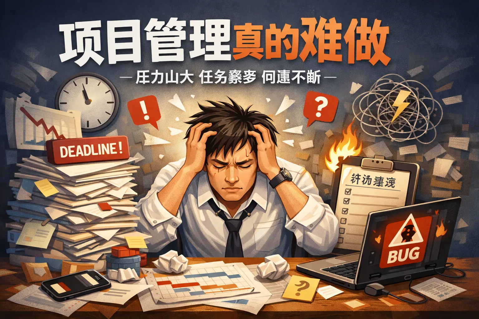 项目管理是真的难做