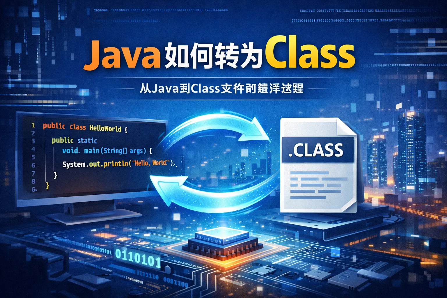 java如何转为class