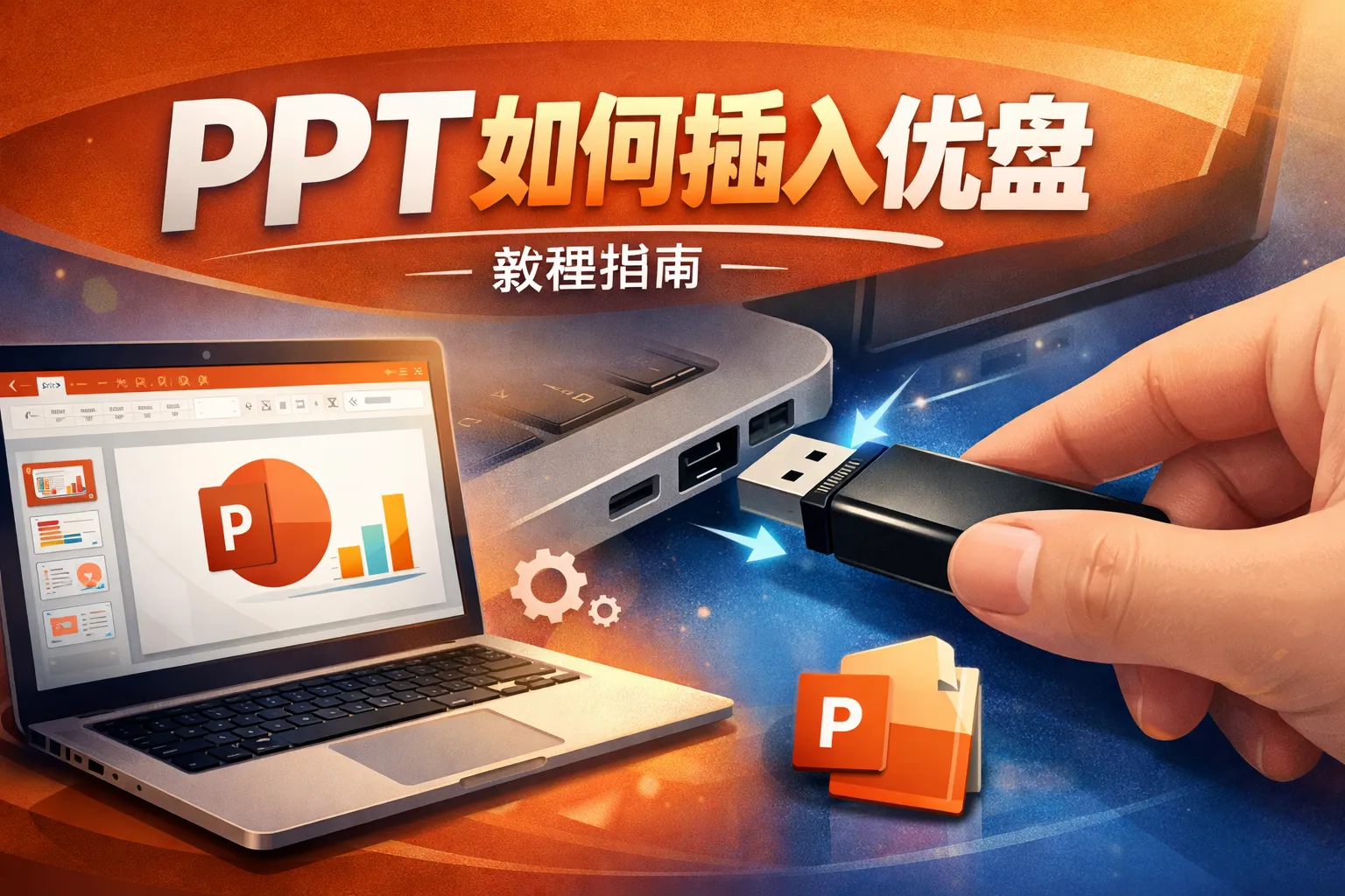 ppt如何插入优盘