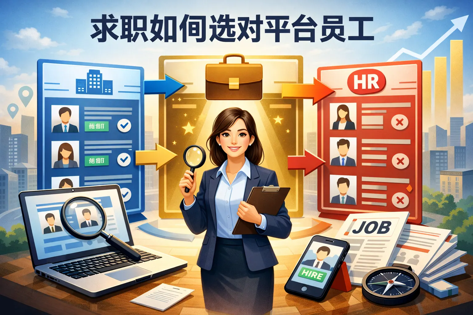 求职如何选对平台员工