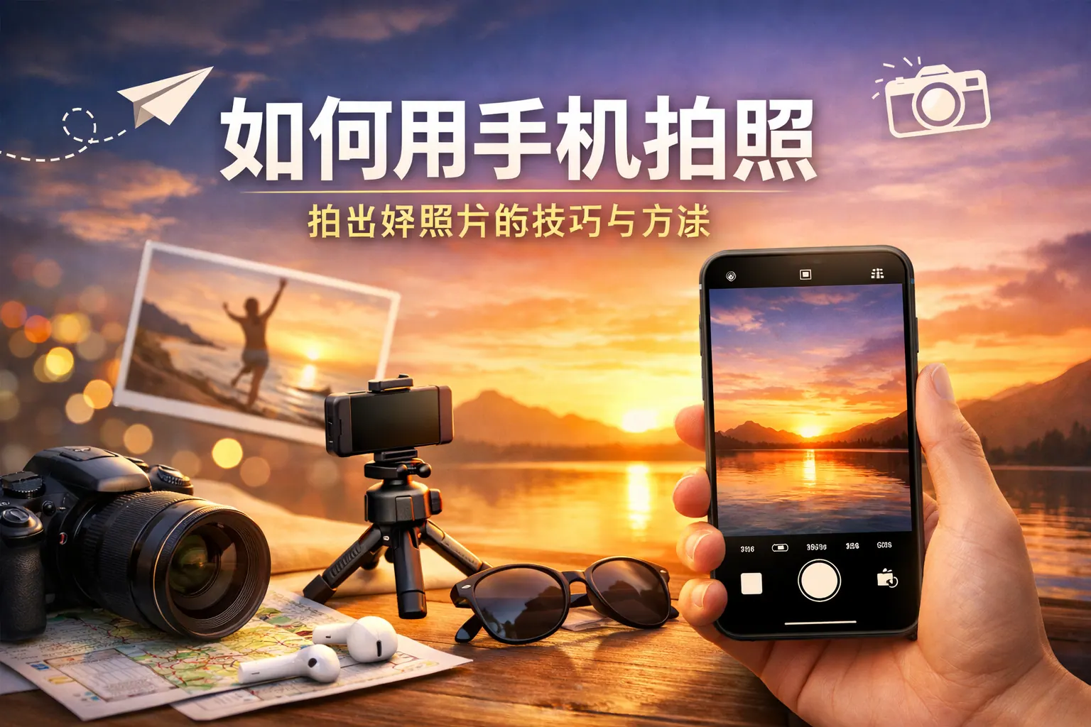 关于如何用手机拍照的PPT