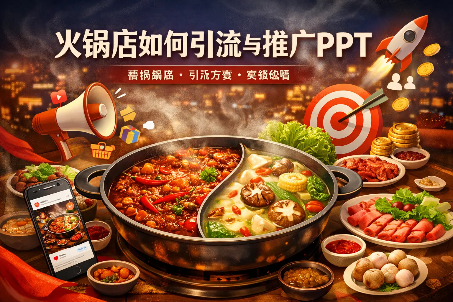 火锅店如何引流与推广ppt