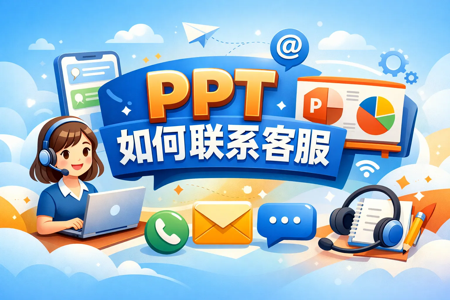 ppt如何联系客服