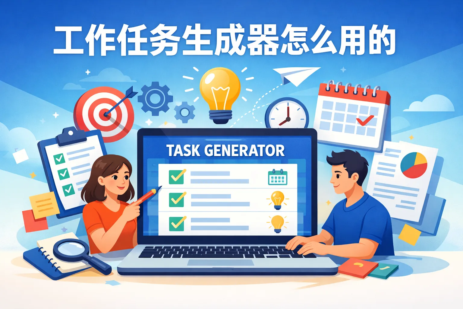 工作任务生成器怎么用的