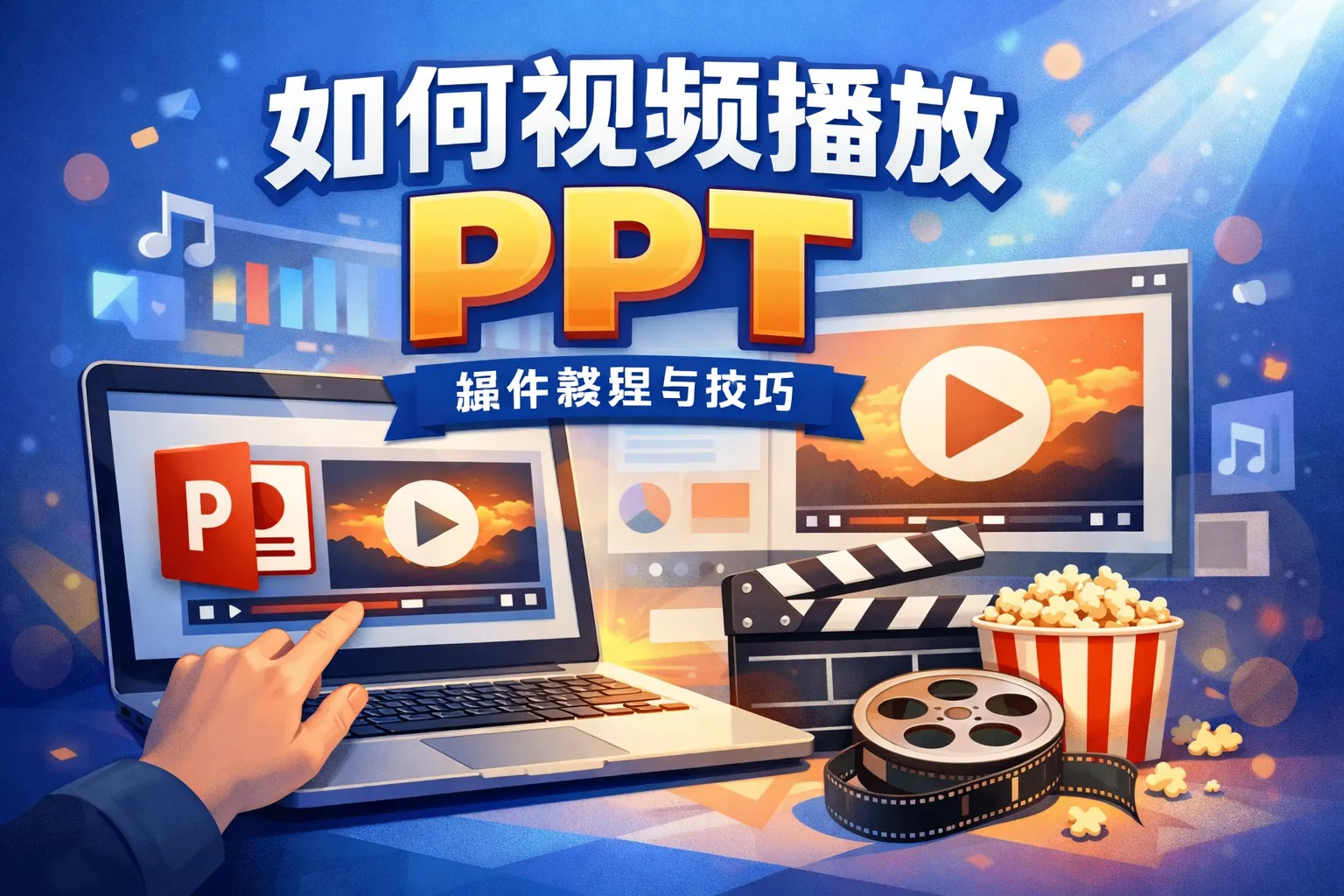 如何视频播放ppt