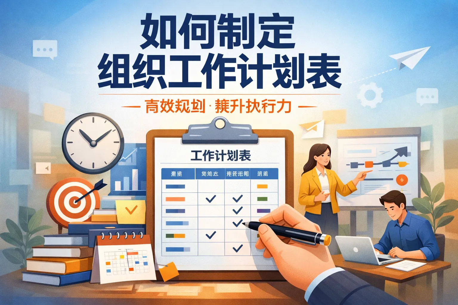 如何制定组织工作计划表