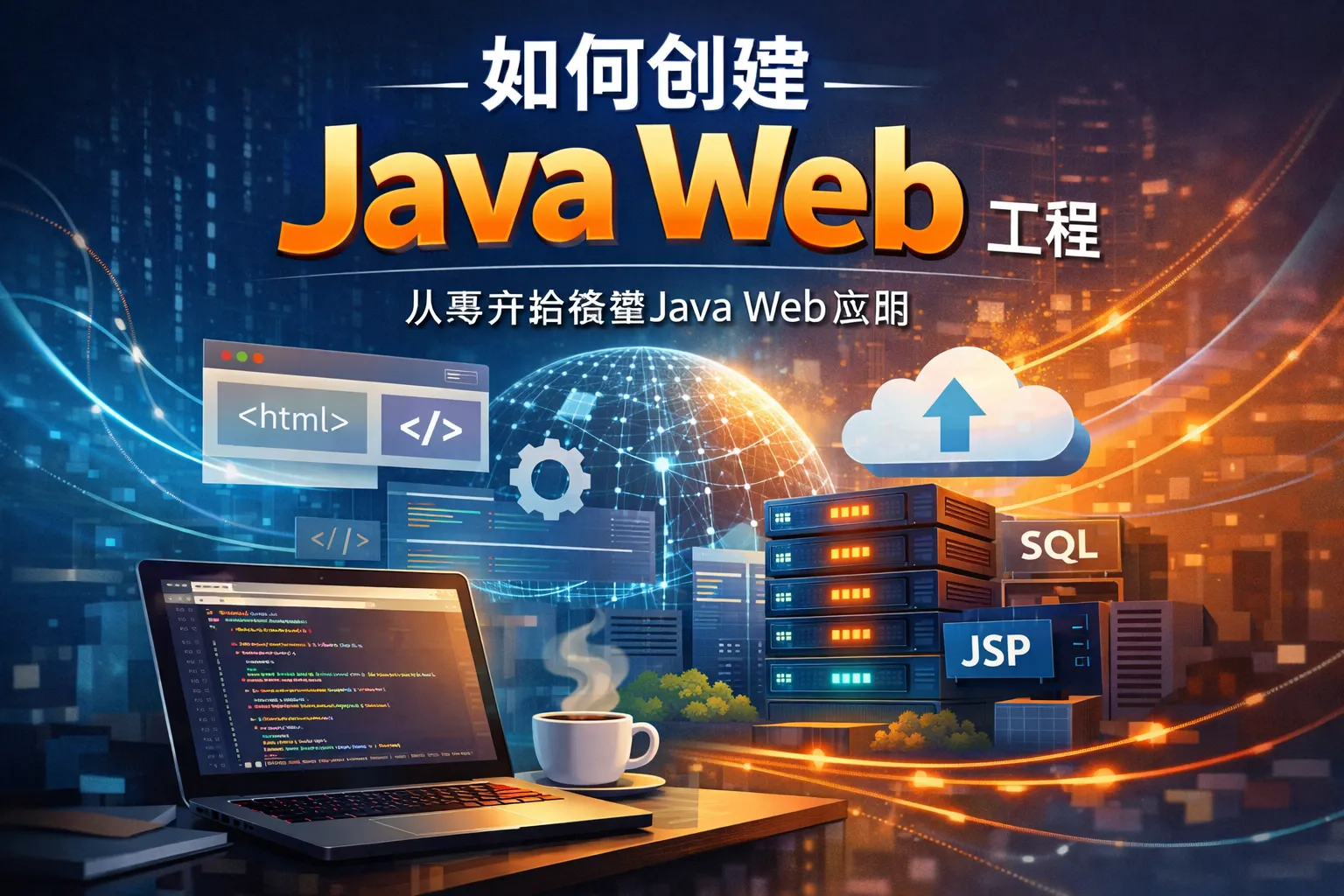 如何创建java web工程