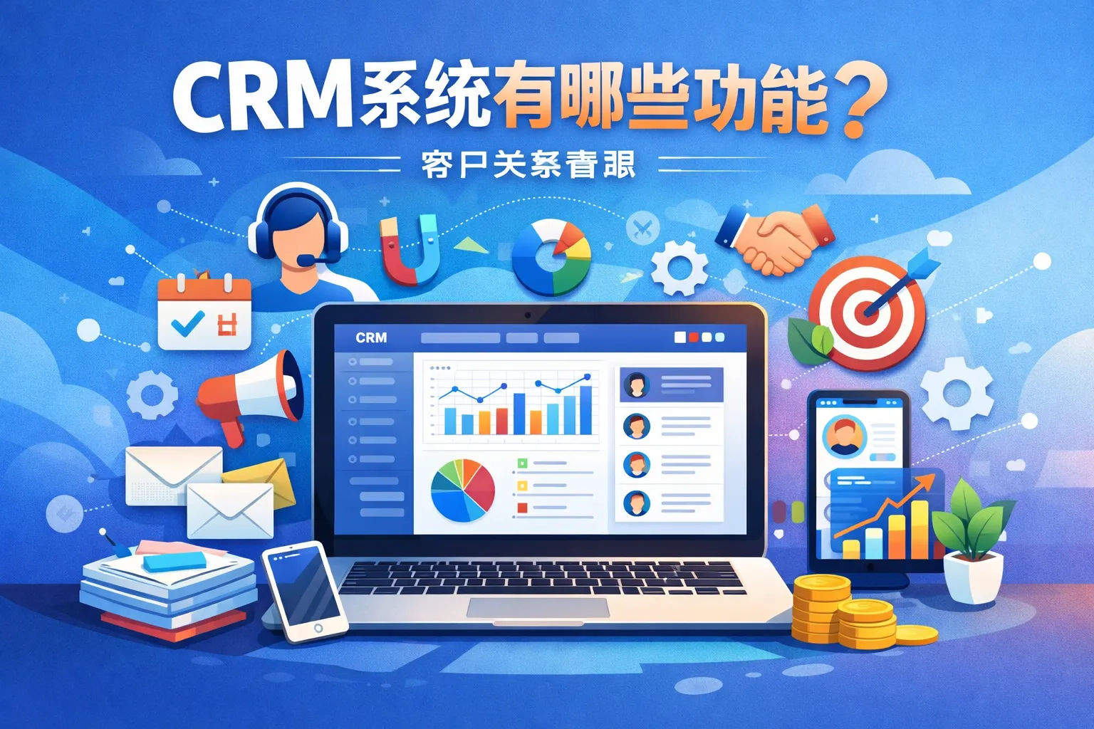 crm系统有哪些功能构成图片