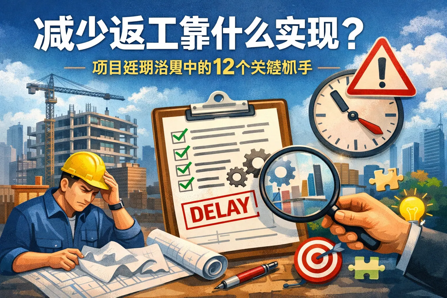 减少返工靠什么实现?项目延期治理中的12个关键抓手