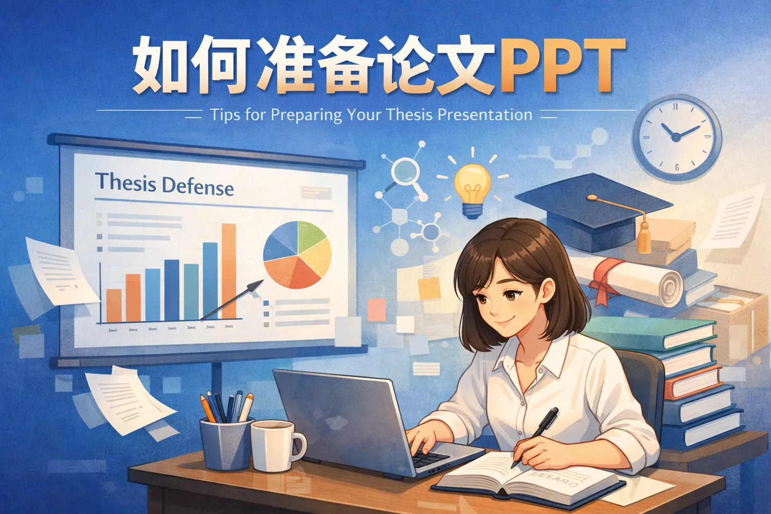 如何准备论文ppt