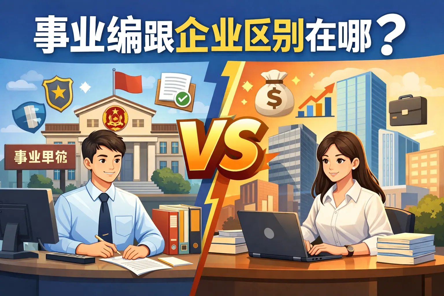 事业编跟企业区别在哪