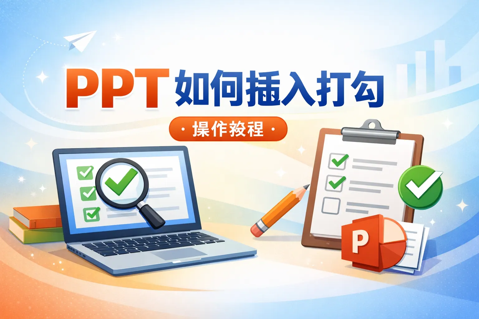ppt如何插入打勾